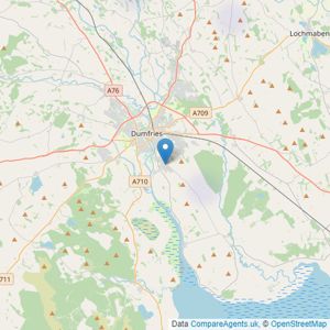 Savills Rural Sales - Dumfries listings heatmap