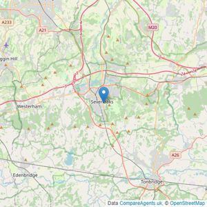 Savills Rural Sales - Sevenoaks listings heatmap