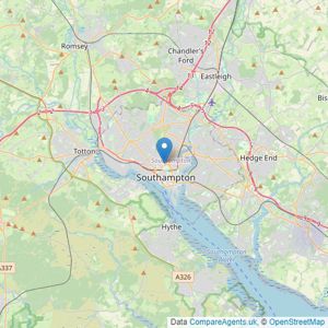 Savills - Southampton Development listings heatmap