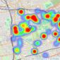 Savills - Victoria Park listings heatmap