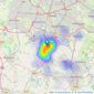 Savills - Wilmslow listings heatmap