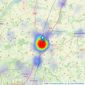 Savills - Winchester listings heatmap