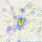 Savills - York listings heatmap