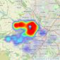 Saxton Mee - Crookes listings heatmap