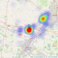 Scoffield Stone - Hilton listings heatmap