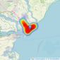 ScottBeckett - Felixstowe listings heatmap