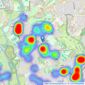 Scottfraser - East Oxford listings heatmap