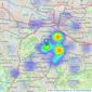 Scottish Property Centre - Shawlands listings heatmap