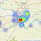 Screetons - Goole listings heatmap