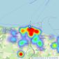 Seafields Estates - Ryde listings heatmap