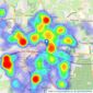 Sears Property - Bracknell listings heatmap