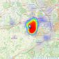 Selbon property services - Hampshire listings heatmap