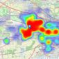 Sell Well - Worsley listings heatmap