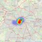 Settio Property Experience Ltd - Manchester listings heatmap