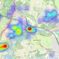 Sewell & Gardner - Hertfordshire listings heatmap