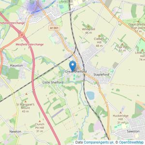 Sharman Quinney - Great Shelford listings heatmap