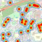 Sharman Quinney - Hampton listings heatmap