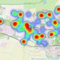 Sharman Quinney - Whittlesey listings heatmap