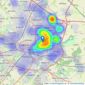 Sheldon Bosley Knight - Coventry listings heatmap