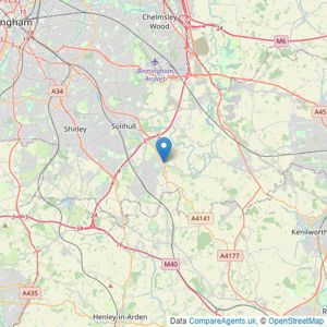 SHEPHERD COMMERCIAL - Solihull listings heatmap