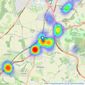 Shipways - Hagley listings heatmap