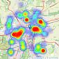 Shipways - Kidderminster listings heatmap