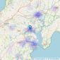 Shore Partnership - Cornwall listings heatmap