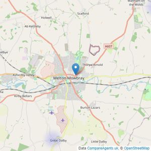 Shouler & Son Commercial - Melton Mowbray listings heatmap