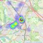 Signature Estates - Watford listings heatmap