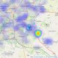 Signature Homes - Leicester listings heatmap