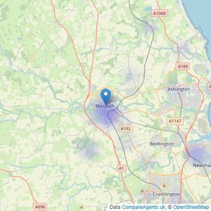 Signature - Morpeth listings heatmap