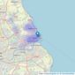 Signature - Tynemouth listings heatmap