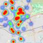 Silverman Black - Carshalton listings heatmap