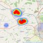 Simon & Co - Rothwell listings heatmap