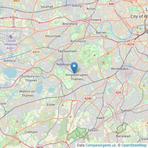 Simon & Simon Property Services - Kingston Upon Thames listings heatmap