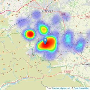 Simon Blyth - Holmfirth listings heatmap