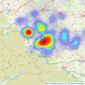 Simon Blyth - Holmfirth listings heatmap