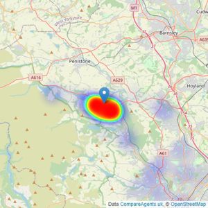 Simon Blyth - Sheffield listings heatmap