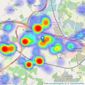 Simon Miller & Company - Malling listings heatmap