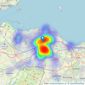 Simpson & Marwick - Edinburgh listings heatmap