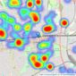 Sinton Andrews - Ealing listings heatmap