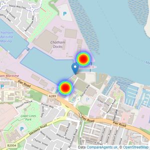 Site Sales listings heatmap