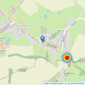 Site Sales listings heatmap