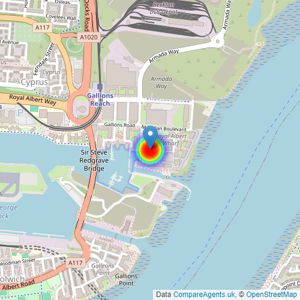 Site Sales listings heatmap