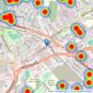 Skitts Estate Agents - Bilston listings heatmap