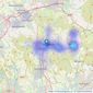 Slater Brooking Estate Agents - Rawtenstall listings heatmap