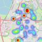 Sleigh & Son - Denton listings heatmap