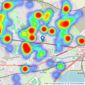 Sleigh & Son - Droylsden listings heatmap