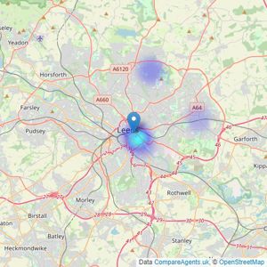 Smart Investment & Management - Leeds listings heatmap