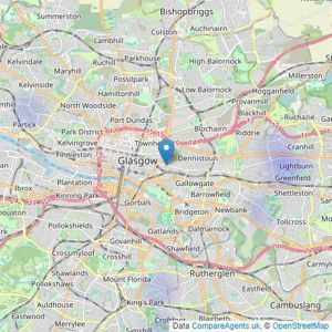 SMART MOVE ESTATE AGENTS (SCOTLAND) LTD - Glasgow listings heatmap